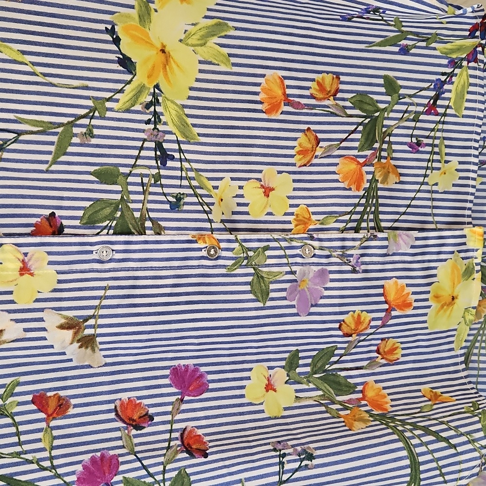 Calvin Klein Collared Blouse Medium 100% Polyeste… - image 6